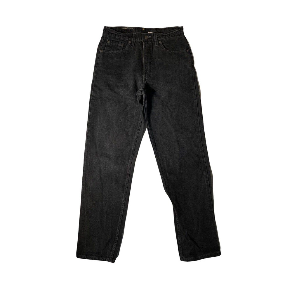 Vintage 90s Black Denim Levi’s 550 Relaxed 33x34 Jeans‎